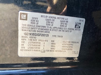 2016 Chevrolet Silverado 2500HD LT