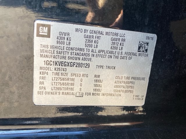2016 Chevrolet Silverado 2500HD LT