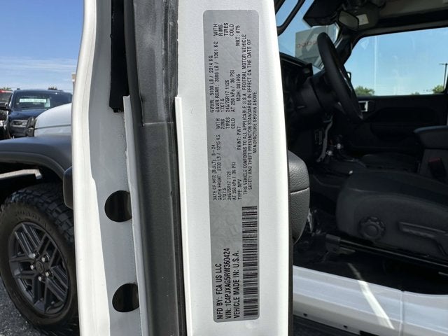 2024 Jeep Wrangler 2-Door Sport S 4x4
