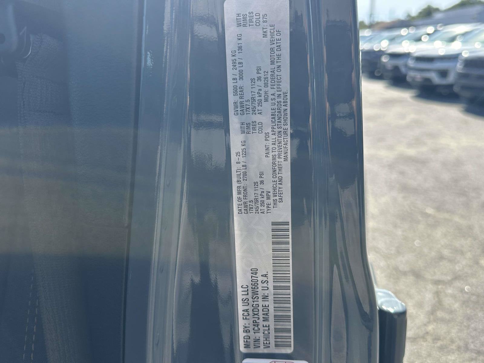 2025 Jeep Wrangler WRANGLER 4-DOOR SPORT S