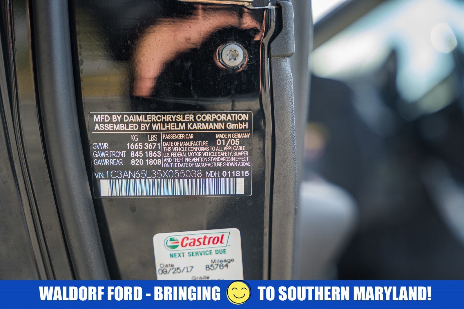 2005 Chrysler Crossfire Limited