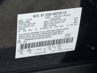 2022 Ford Explorer Timberline