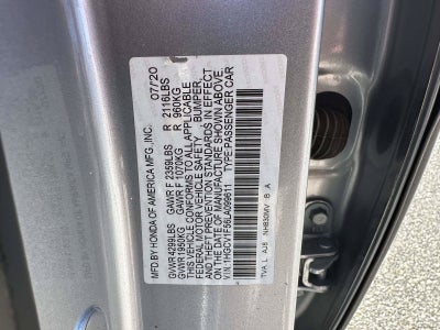 2020 Honda Accord Sedan EX-L