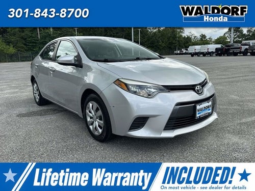 2016 Toyota Corolla Base