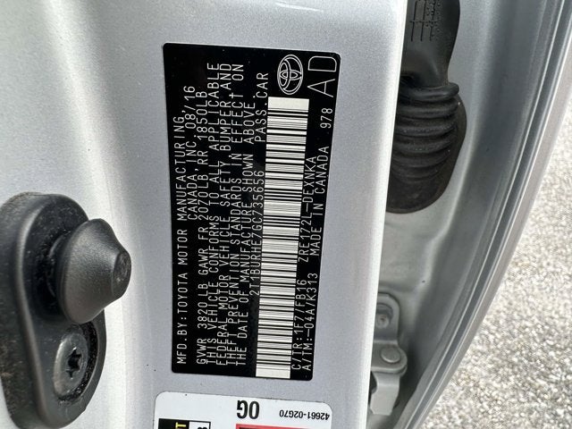 2016 Toyota Corolla Base