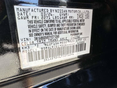 2026 Nissan Sentra SR