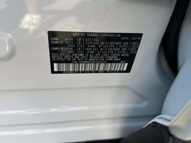 2019 Subaru Ascent Touring