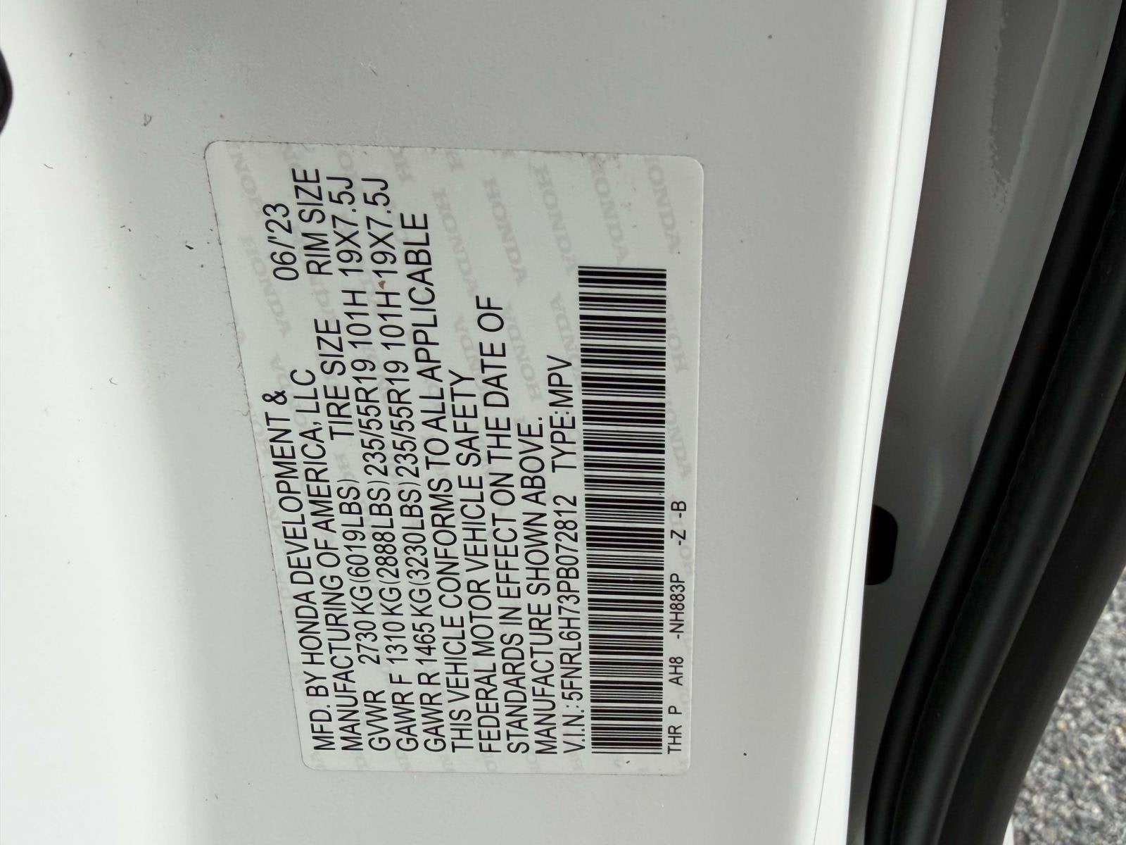 2023 Honda Odyssey Sport