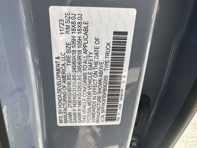 2023 Honda Ridgeline Black Edition
