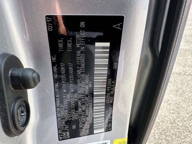 2017 Toyota Sienna Base