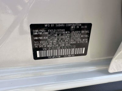 2020 Subaru Crosstrek Limited