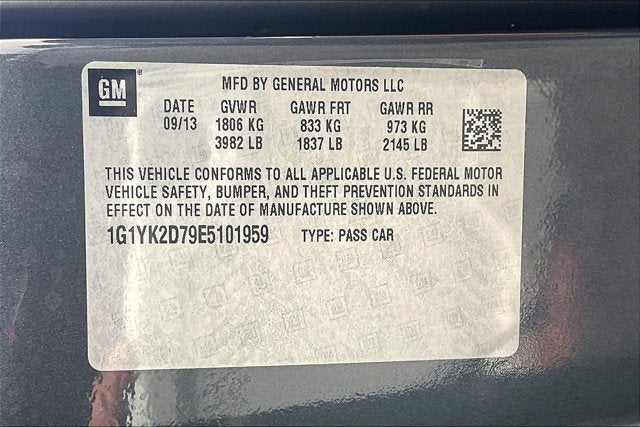 2014 Chevrolet Corvette Z51 2LT
