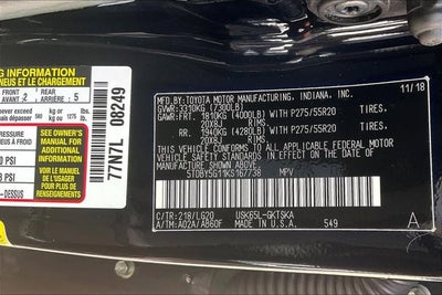 2019 Toyota Sequoia TRD Sport
