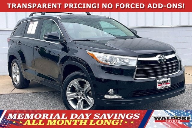 2016 Toyota Highlander Limited Platinum