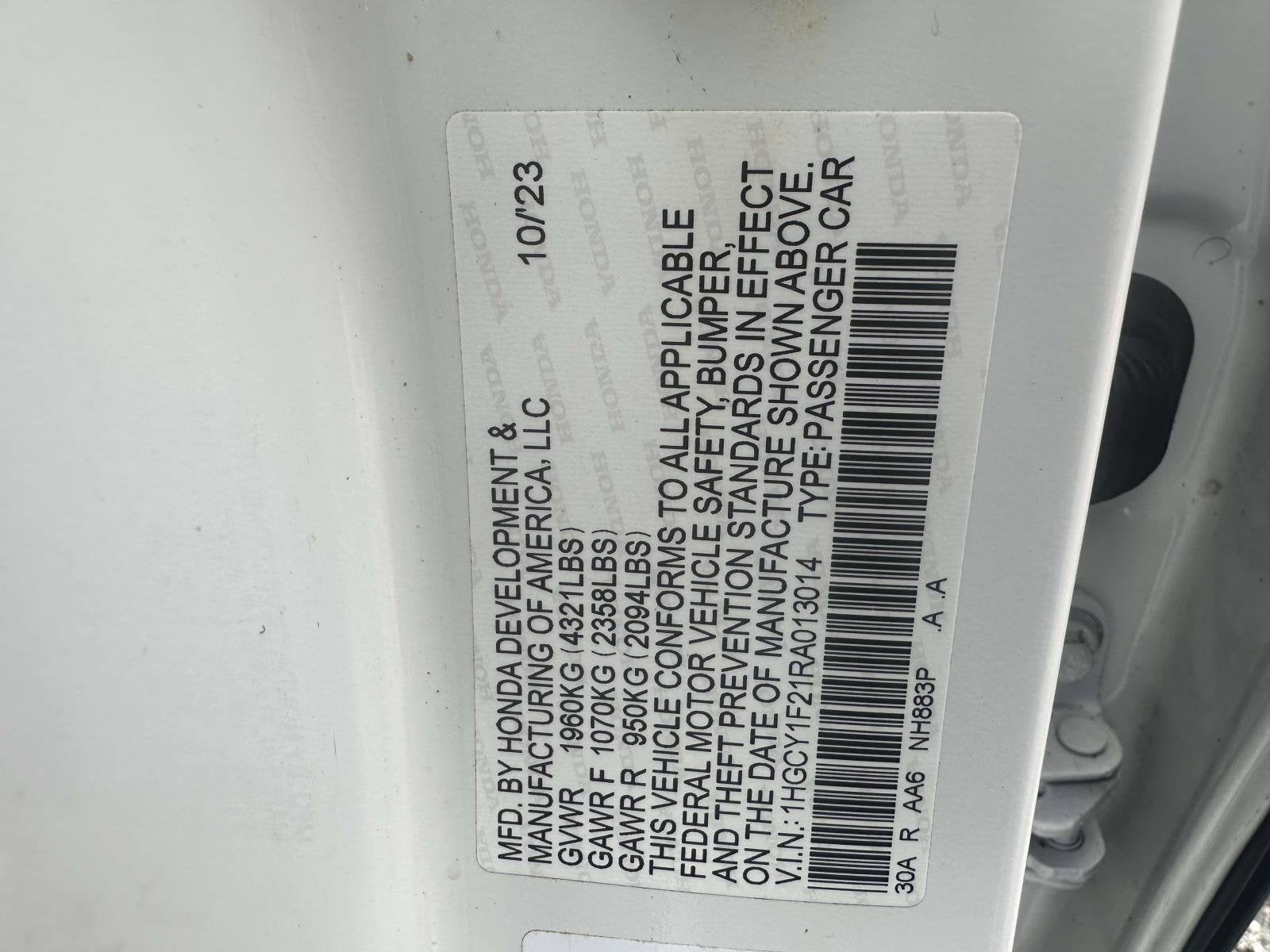 2024 Honda Accord Sedan LX