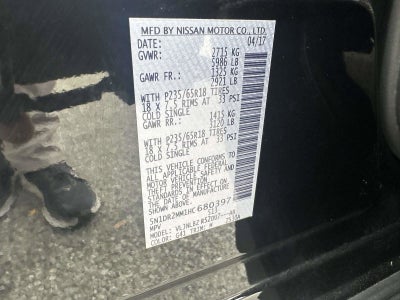 2017 Nissan Pathfinder S