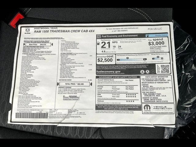 2025 RAM Ram 1500 Tradesman