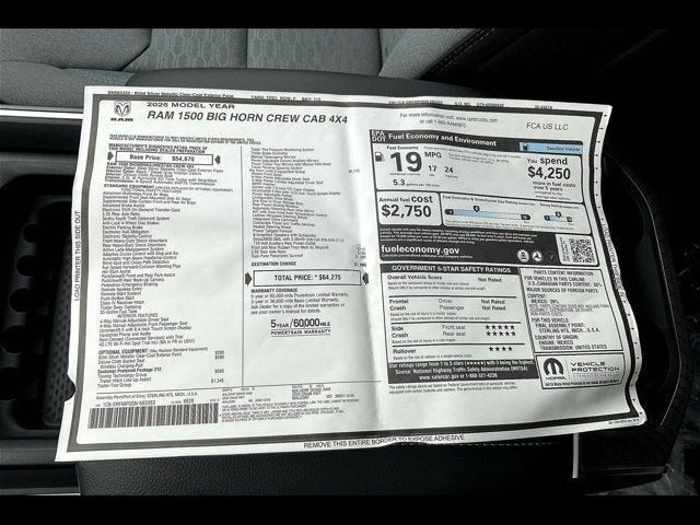 2025 RAM Ram 1500 Big Horn