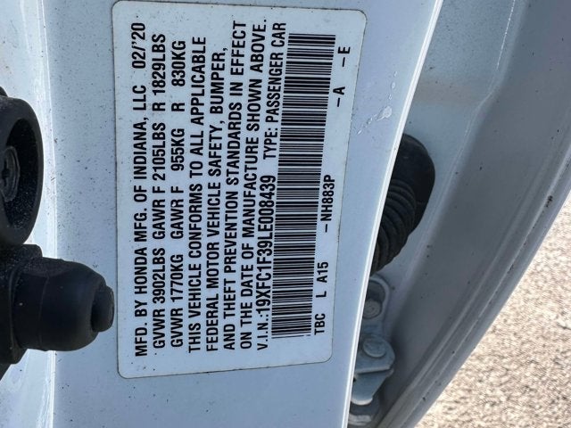 2020 Honda Civic Sedan EX