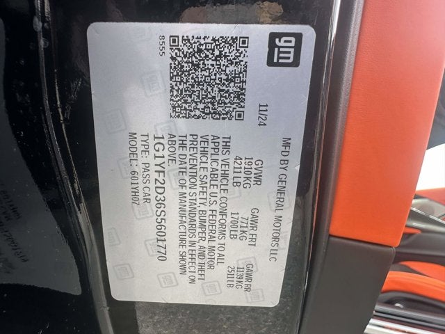 2025 Chevrolet Corvette 3LZ