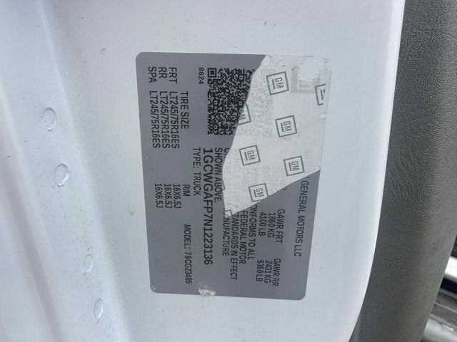 2022 Chevrolet Express Cargo Van Base