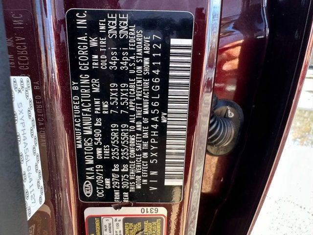 2020 Kia Sorento EX V6