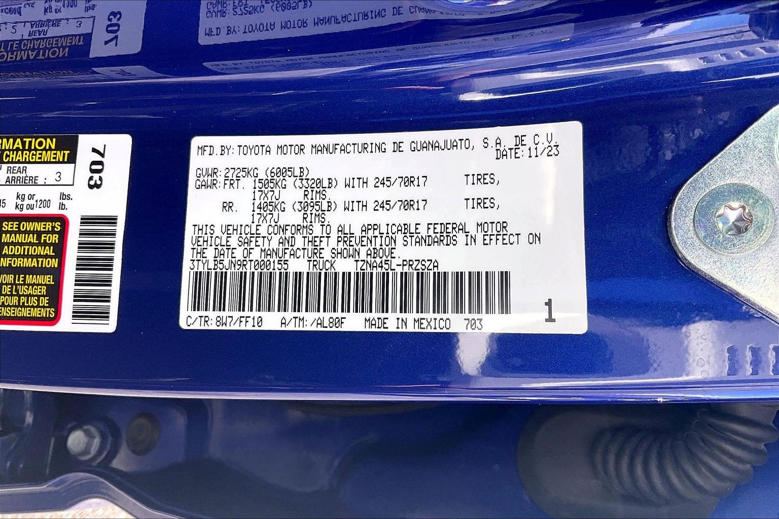 2024 Toyota Tacoma 4WD SR5