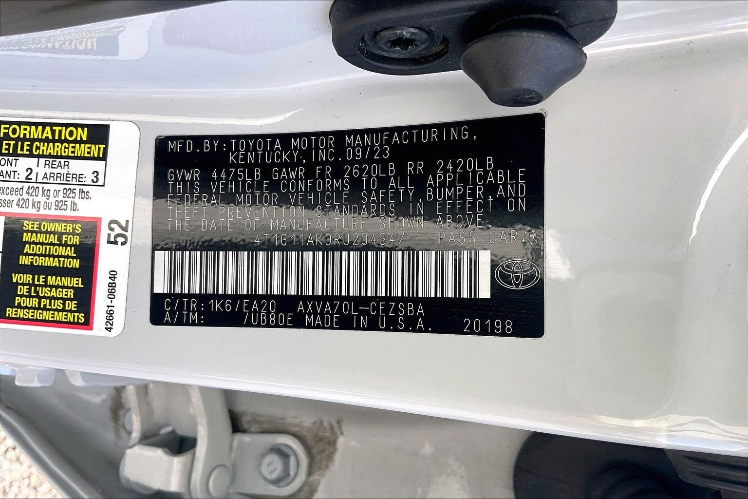 2024 Toyota Camry SE