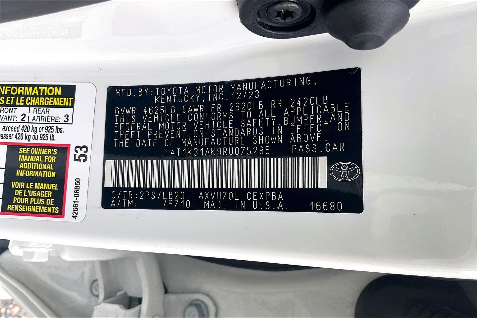 2024 Toyota Camry Hybrid XSE