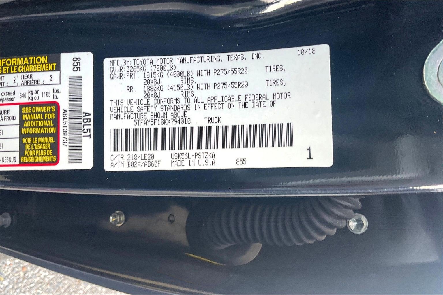 2019 Toyota Tundra Platinum