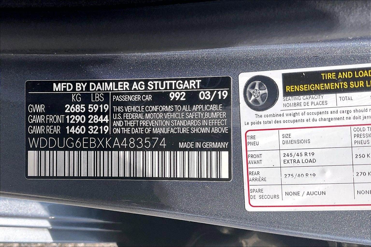 2019 Mercedes-Benz S-Class S 450
