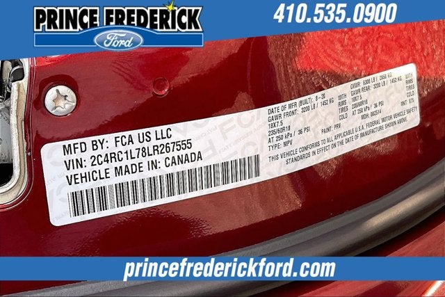 2020 Chrysler Pacifica Hybrid Touring L