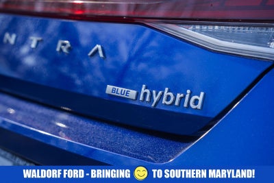 2021 Hyundai Elantra Hybrid Blue