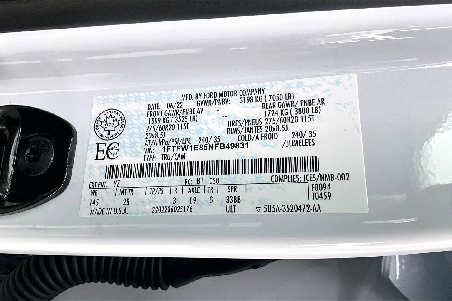 2022 Ford F-150 LARIAT