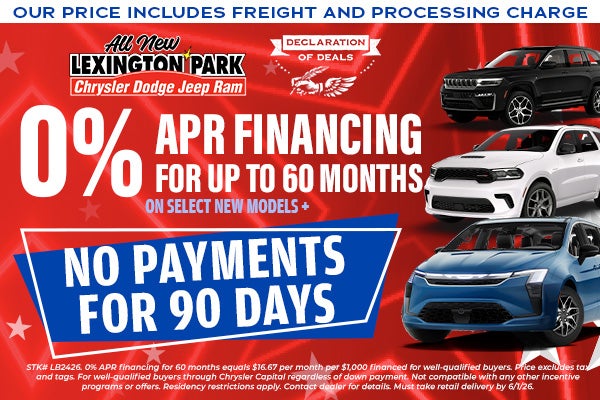 May 0% + No Payments